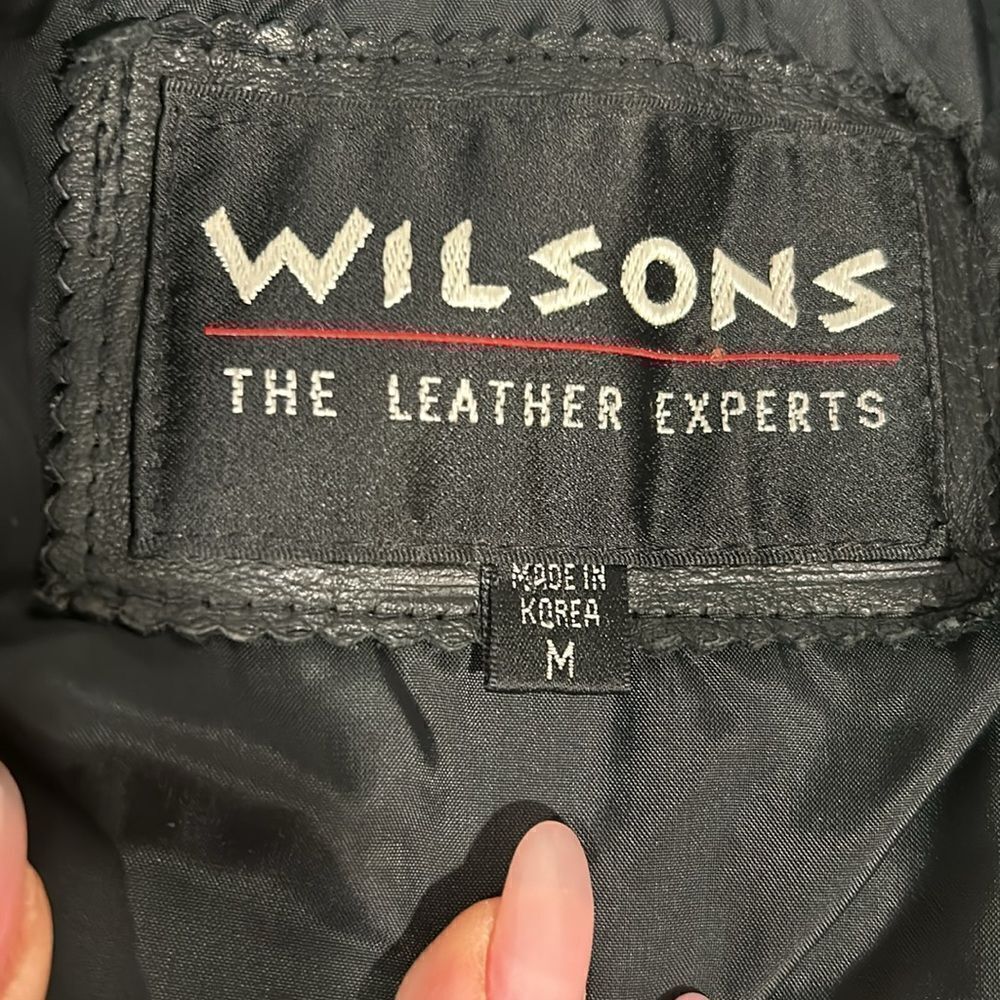 Wilson’s Leather cute, motorcycle jacket, two-tone texture - Picture 4 of 7